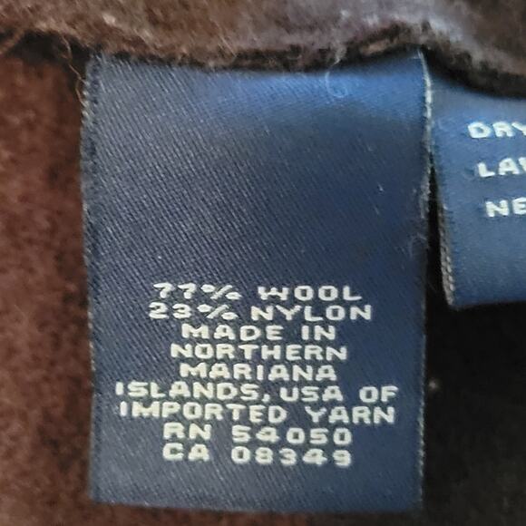 Anne Klein Chocolate Brown Wool Double Breasted Midi Coat Jacket Size M - Picture 5 of 8